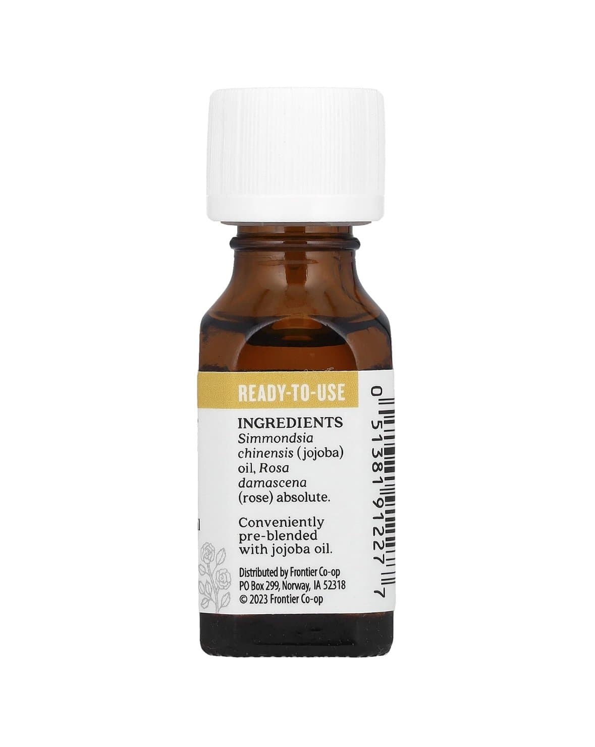 Aura Cacia, Rose Absolute, In Jojoba Oil, .5 fl oz (15 ml) - Thumbnail 2