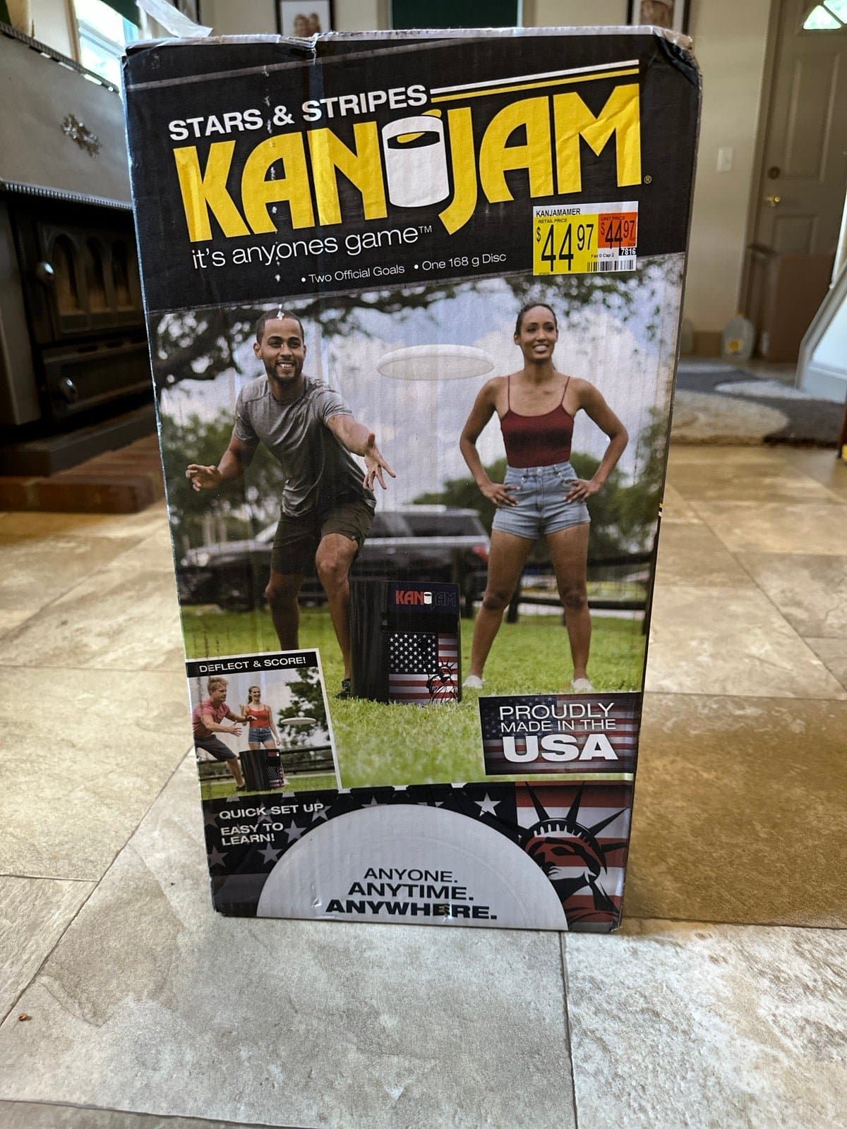Stars And Stripes Edition Kan Jam Disc Throwing Outdoor Party Game - Thumbnail 2