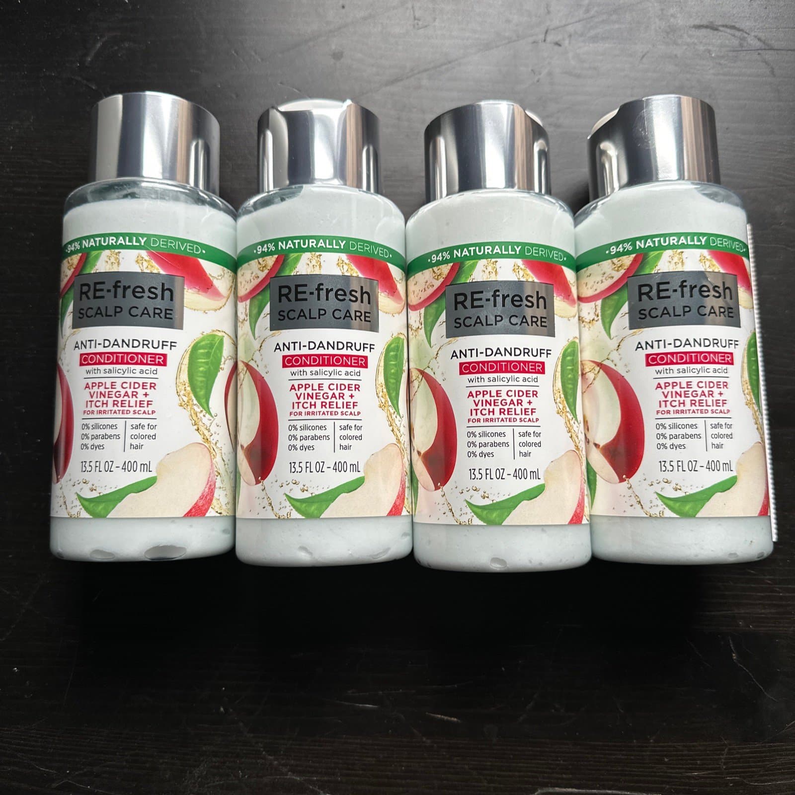 4 Re-fresh Scalp Care Anti-Dandruff Conditioner Apple Cider Vinegar itch Relief