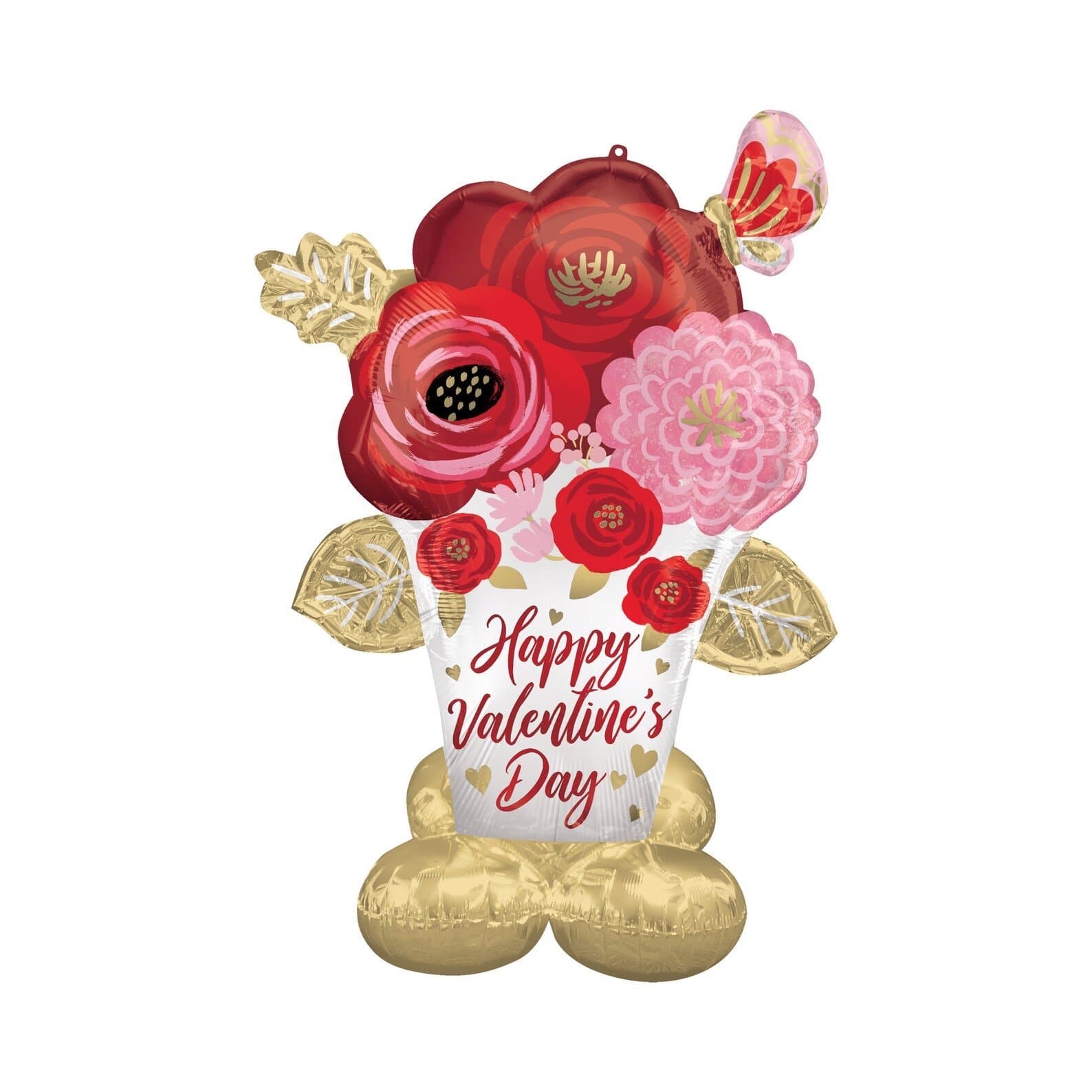 Anagram 53” AirLoonz Happy Valentines Day Foil Decorative Balloon! New!