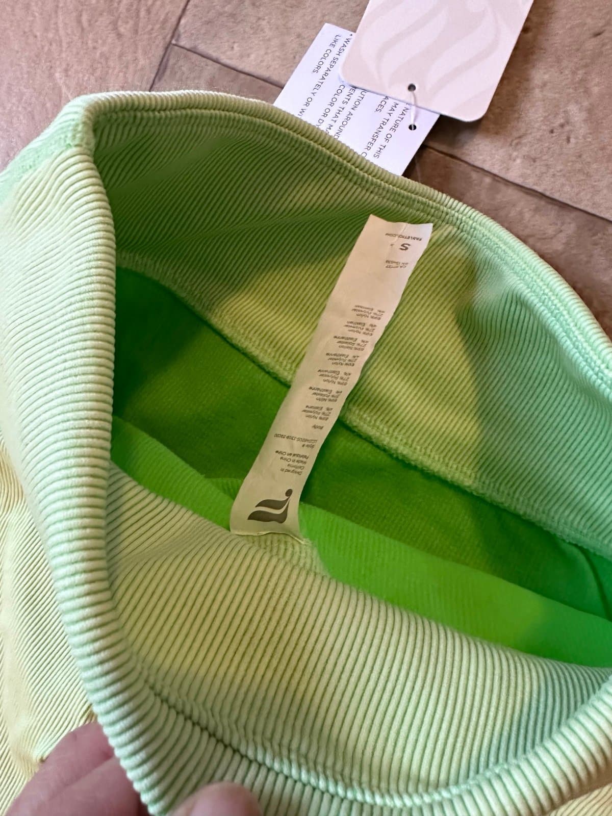 NWT Fabletics High Waisted Seamless Rib leggings Sz S - Thumbnail 7