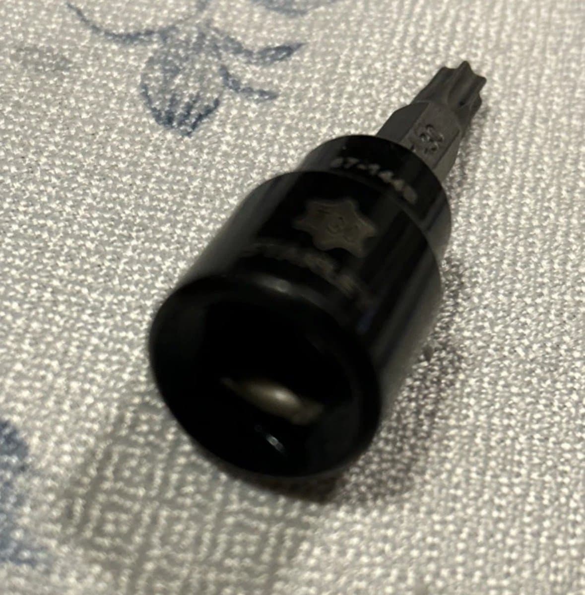 Stanley Black Chrome Torx Bit T30 87-144B 3/8” Drive (U) - Thumbnail 2