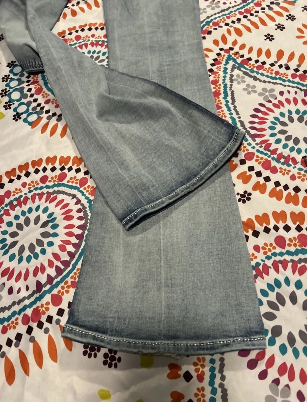 Rock Revival Jeans Size 27 X 32 Brunella Boot Distressed Light Wash - Thumbnail 8