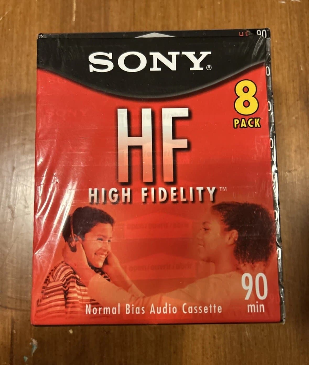 Sony HF High Fidelity Blank Audio Cassette Tapes 90 Min 8-Pack- New Sealed