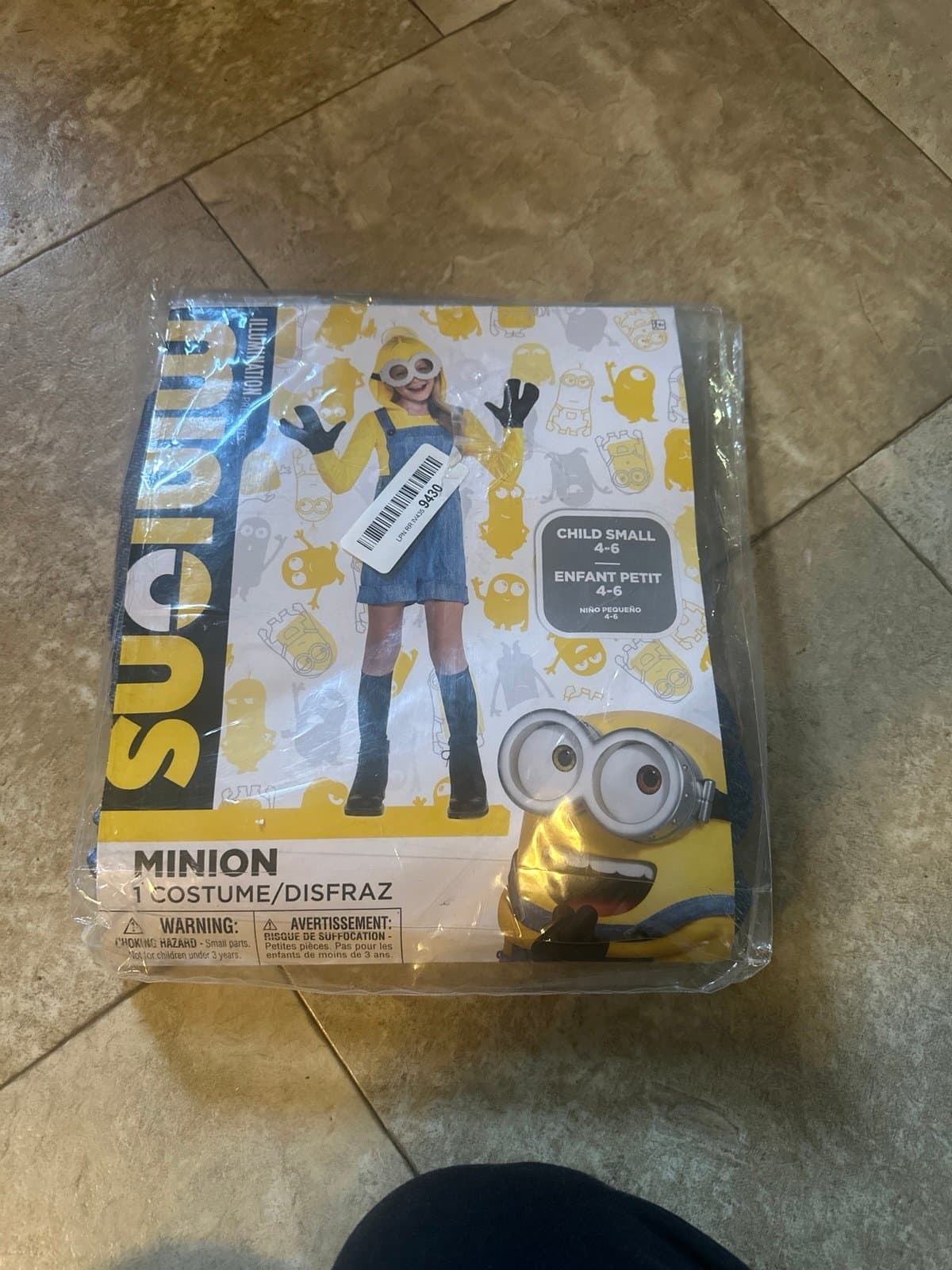 *NEW* Illumination Minions Girl's Child Minion Costume Size S 4-6