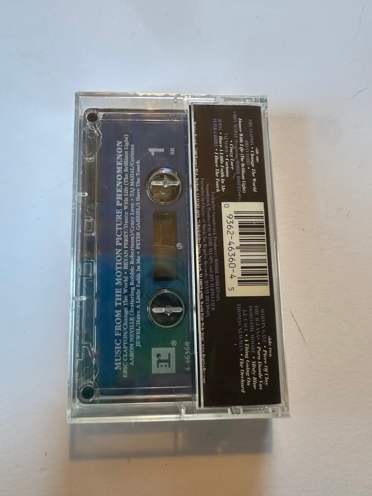 Phenomenon John Travolta Music from the Motion Picture Cassette Tape Vintage 90s - Thumbnail 2