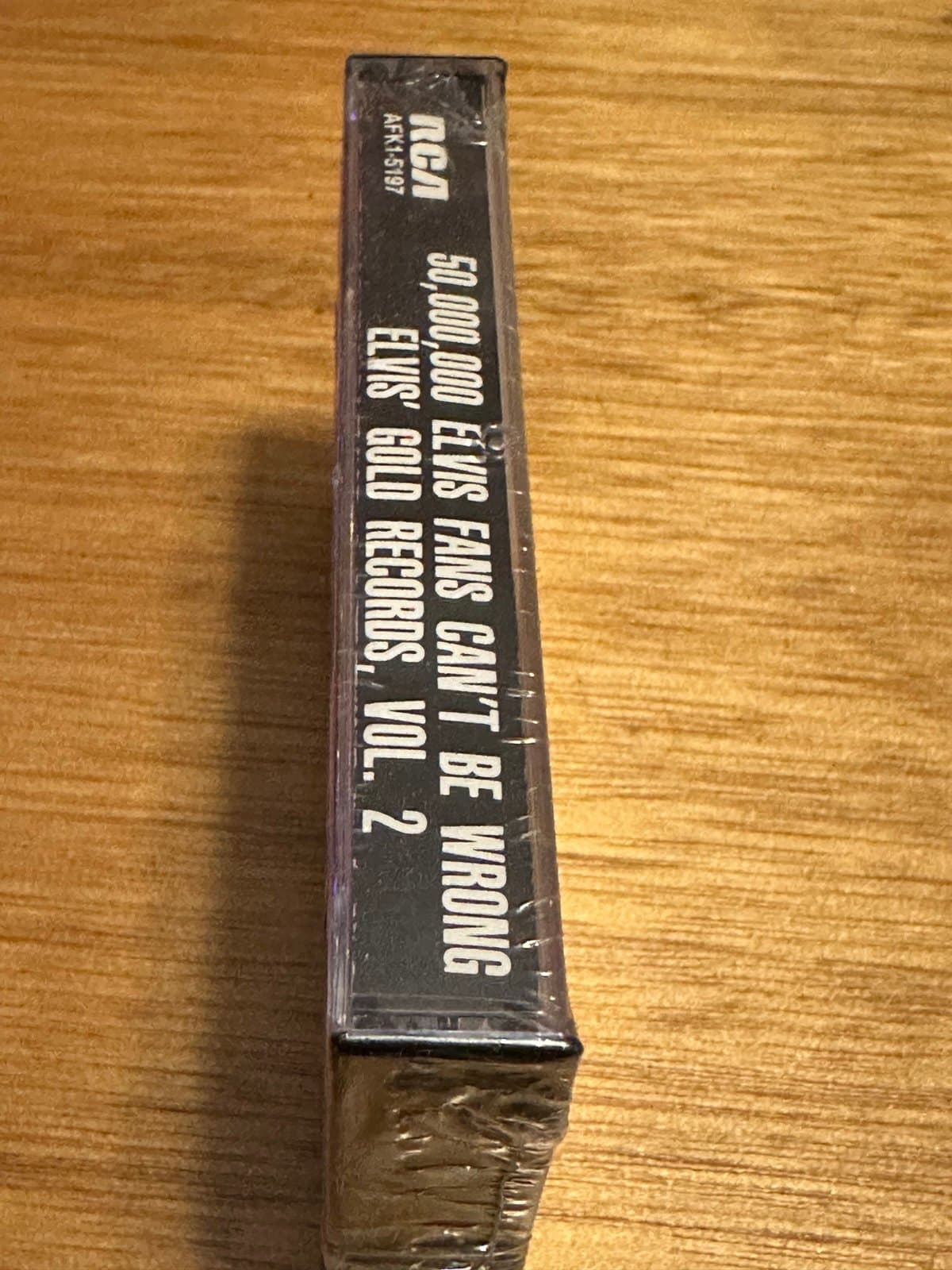 Elvis Presley 50,000,000 Elvis Fans Can’t Be Wrong Cassette Tape, New, Sealed! - Thumbnail 2