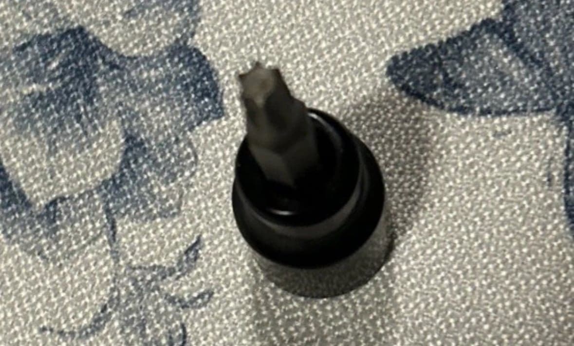 Stanley Black Chrome Torx Bit T27 ,87-406B 3/8” Drive (V) - Thumbnail 3