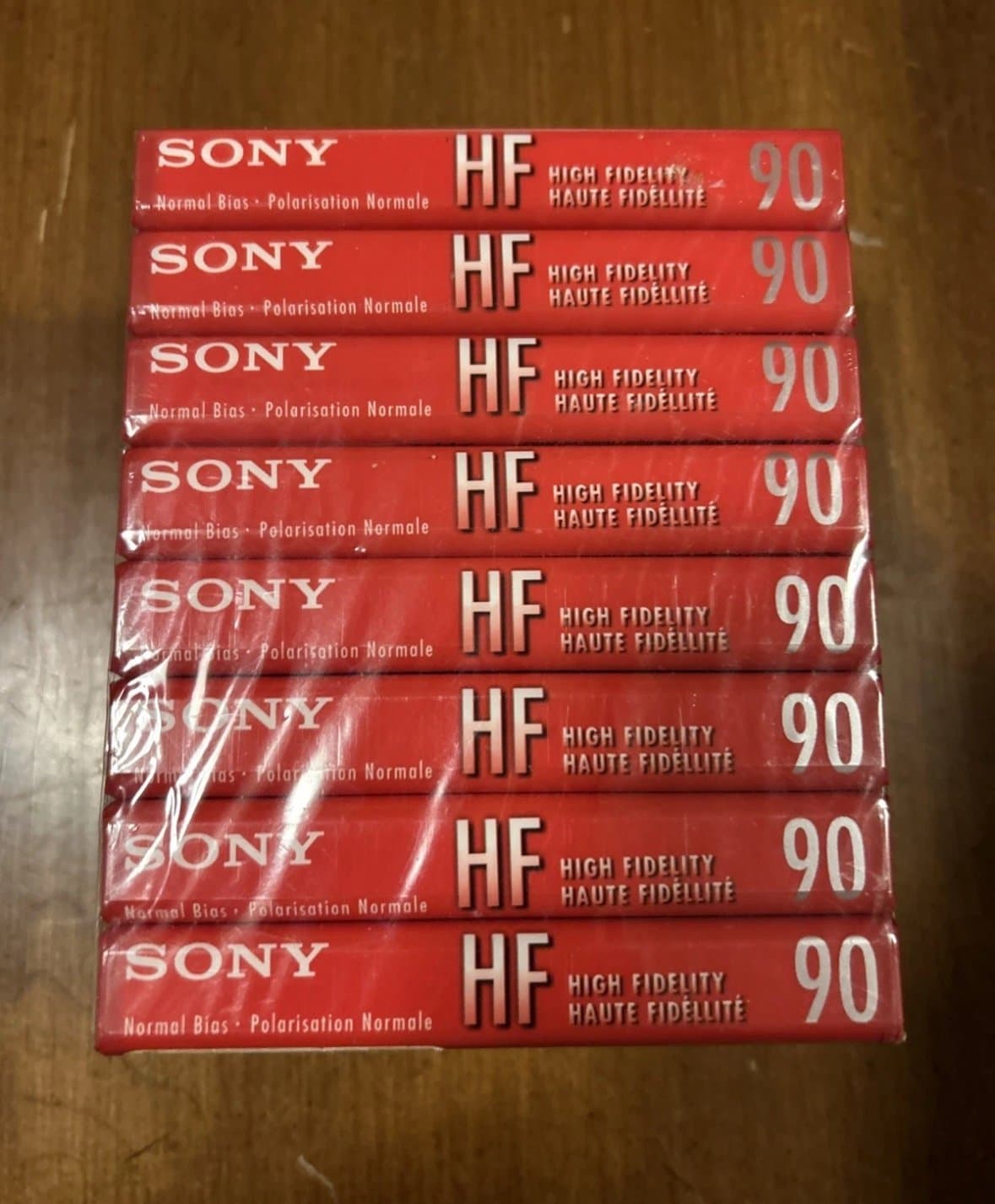 Sony HF High Fidelity Blank Audio Cassette Tapes 90 Min 8-Pack- New Sealed - Thumbnail 2