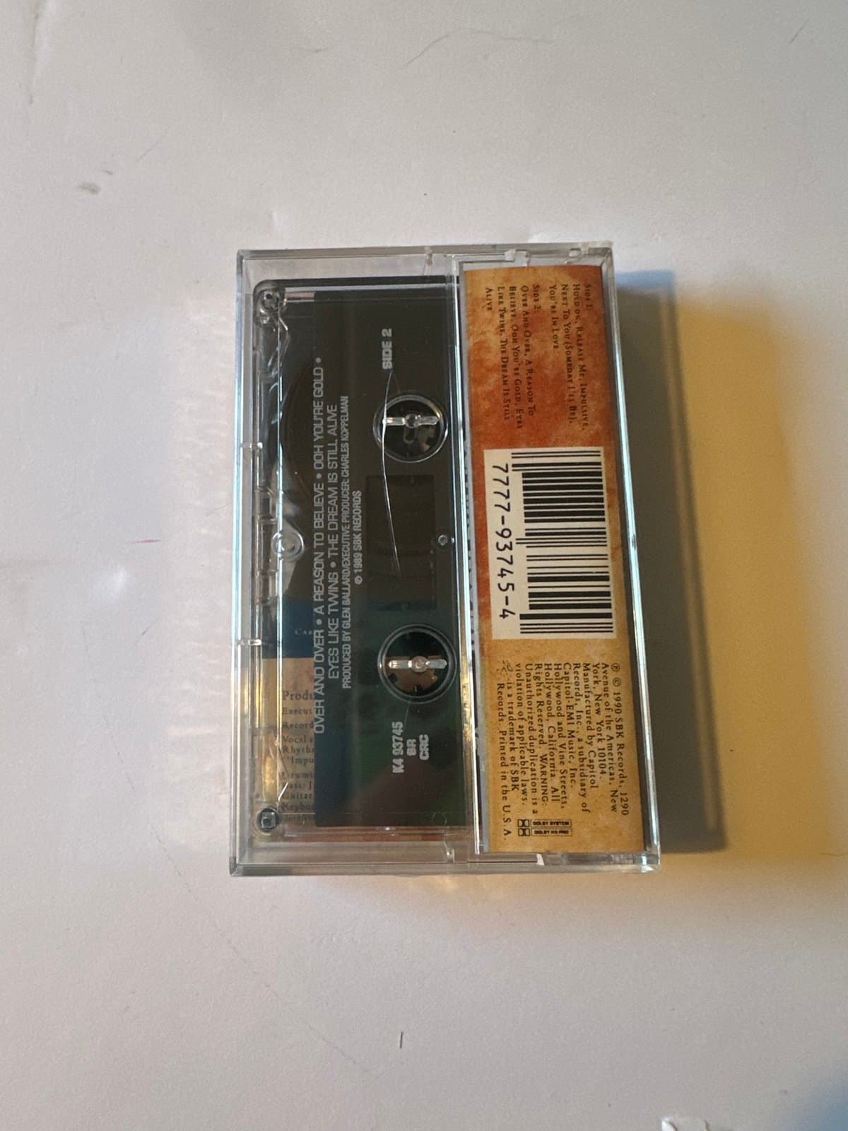 New Wilson Phillips 1990 Self Titled Debut Album Cassette Tape Factory Sealed - Thumbnail 3