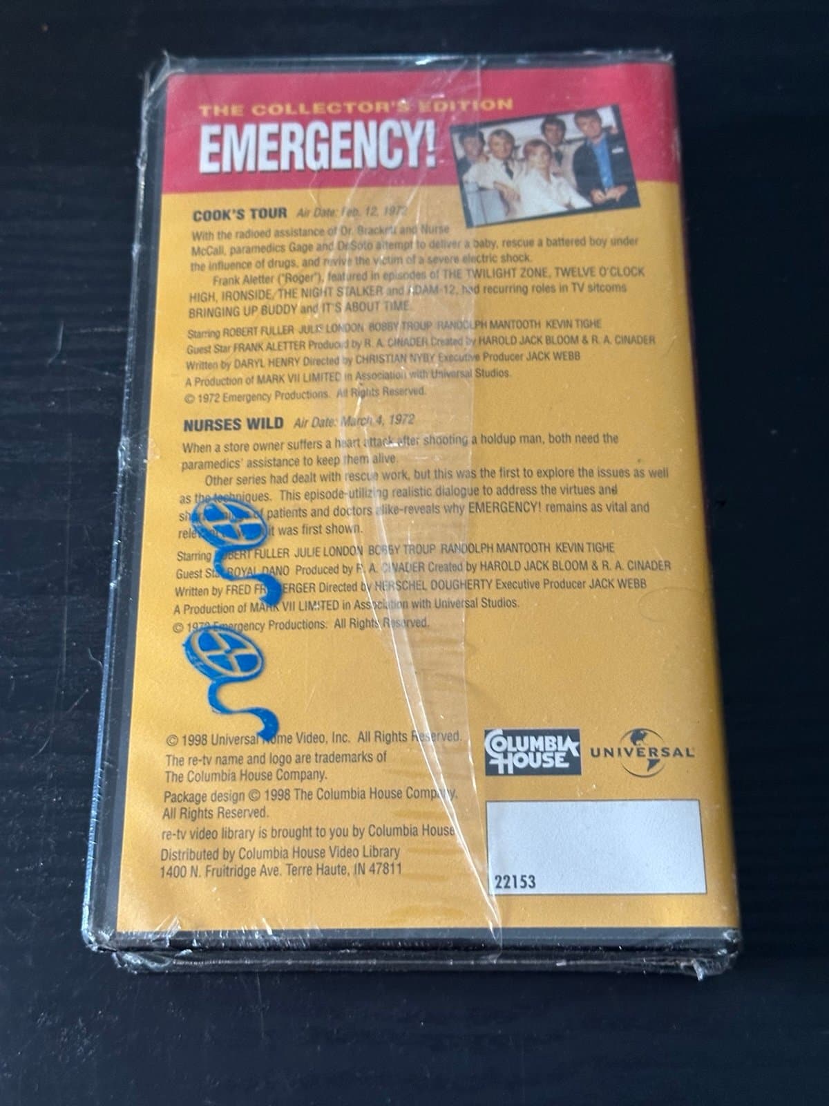 Emergency VHS The Collectors Edition/Cooks Tour-Nurses Wild New, Sealed!! - Thumbnail 3