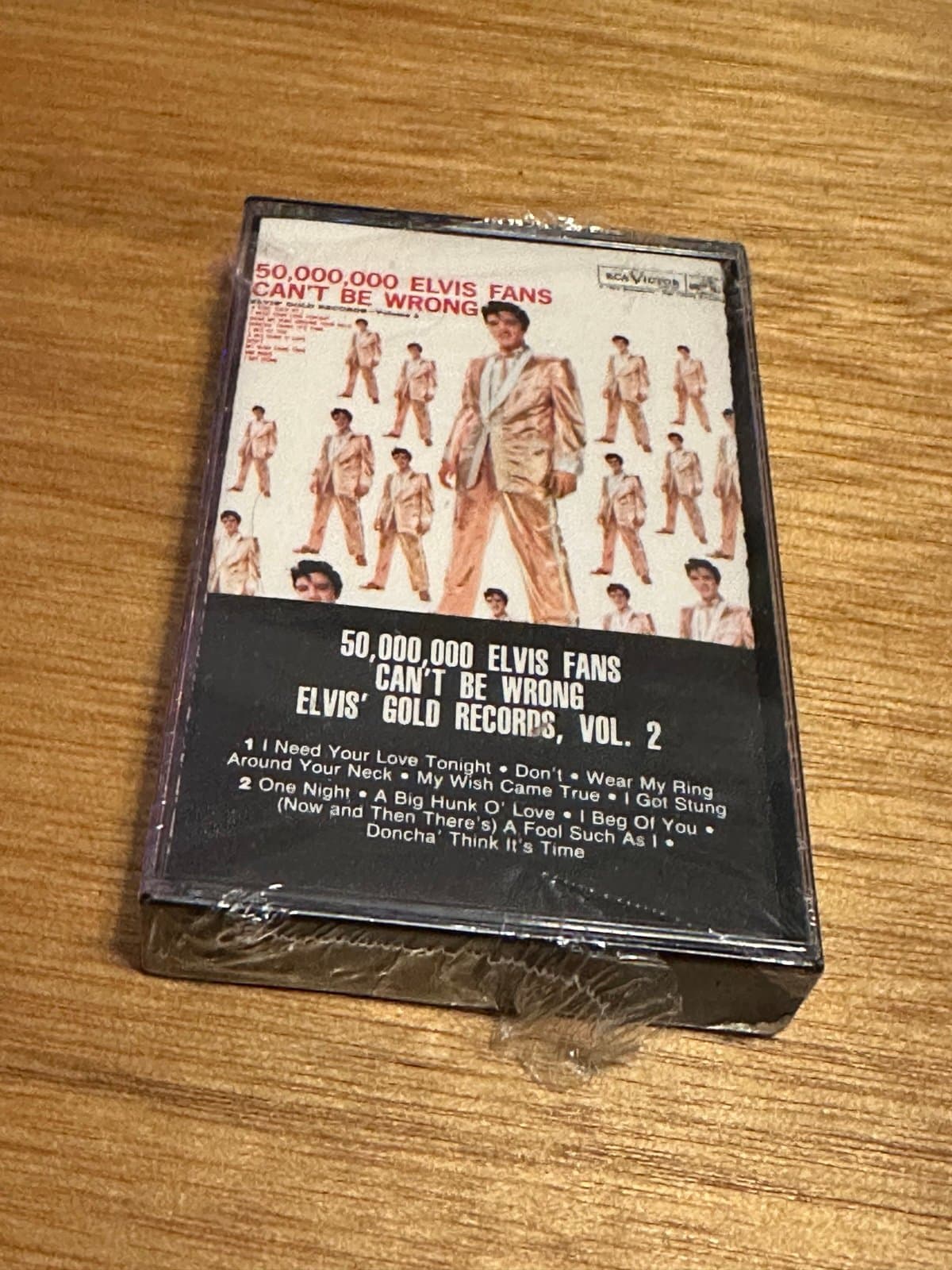 Elvis Presley 50,000,000 Elvis Fans Can’t Be Wrong Cassette Tape, New, Sealed!