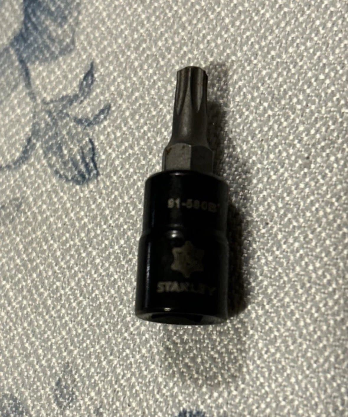 Stanley Black Chrome Torx Bit T25 ,91-580B 1/4” Drive (X)