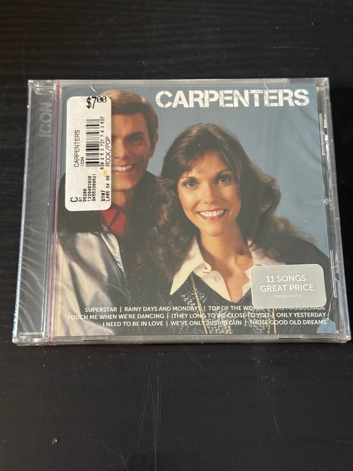 Carpenters Factory Sealed (shrink wrapped) Icon - Carpenters New CD