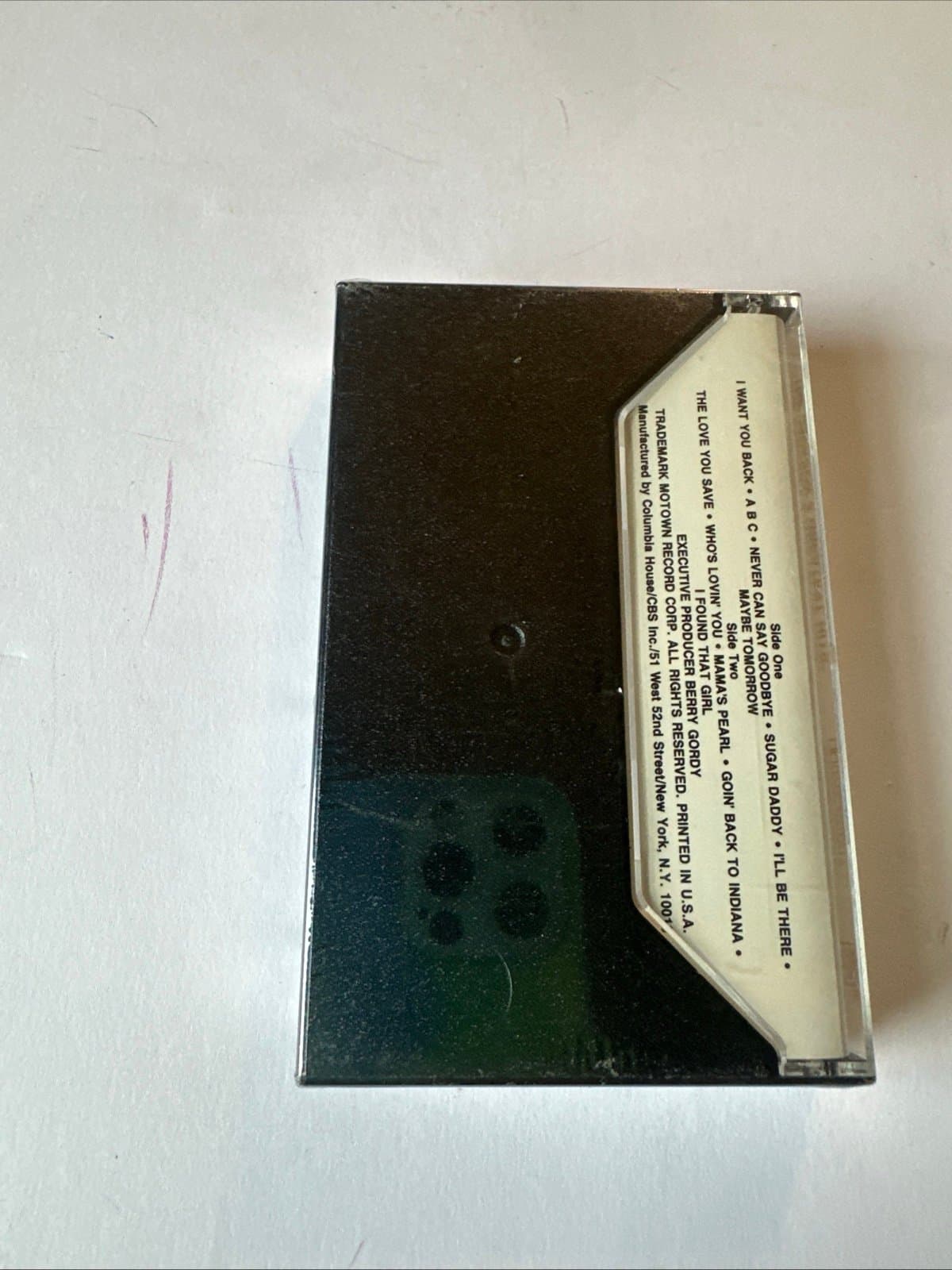 The Jackson 5 Greatest Hits Cassette 1971 Motown Records CRC Edition New-Sealed! - Thumbnail 2