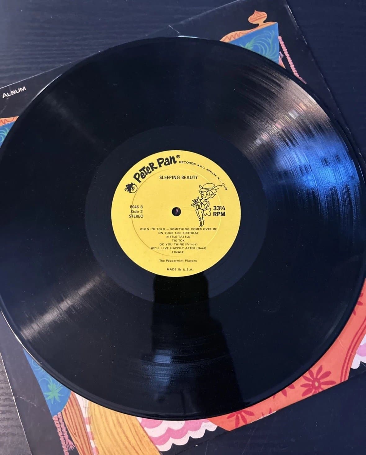THE PEPPERMINT PLAYERS- Sleeping Beauty Vinyl 12" VINTAGE Album 8046 Original - Thumbnail 4
