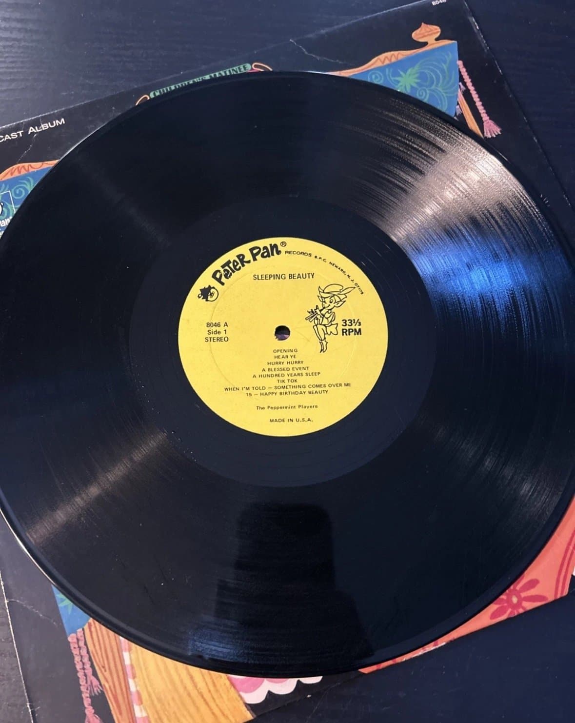 THE PEPPERMINT PLAYERS- Sleeping Beauty Vinyl 12" VINTAGE Album 8046 Original - Thumbnail 3