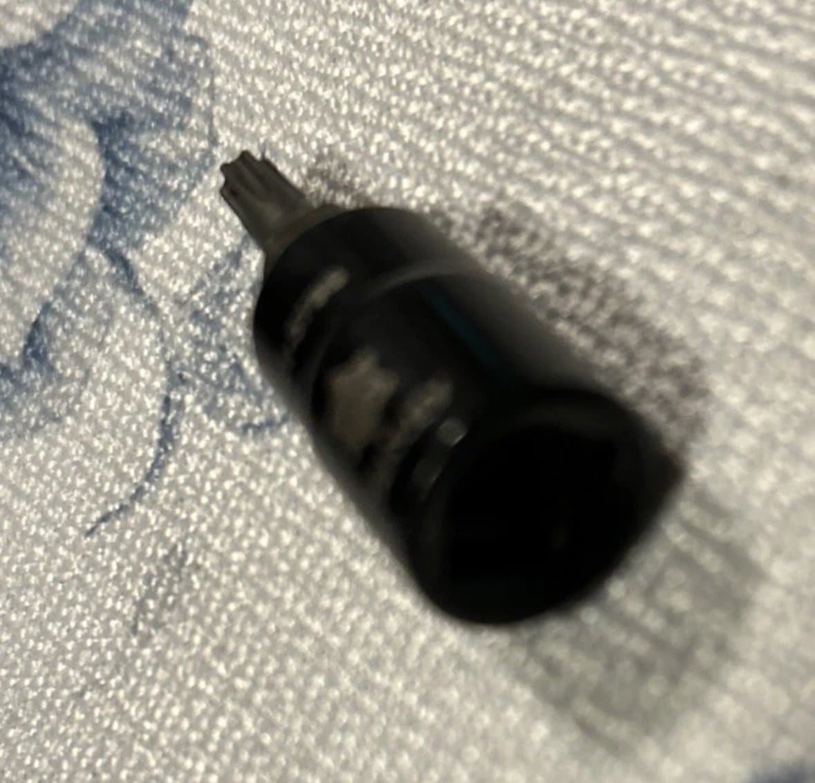 Stanley Black Chrome Torx Bit T-15 ,91-578B. 1/4” Drive (Z) - Thumbnail 2