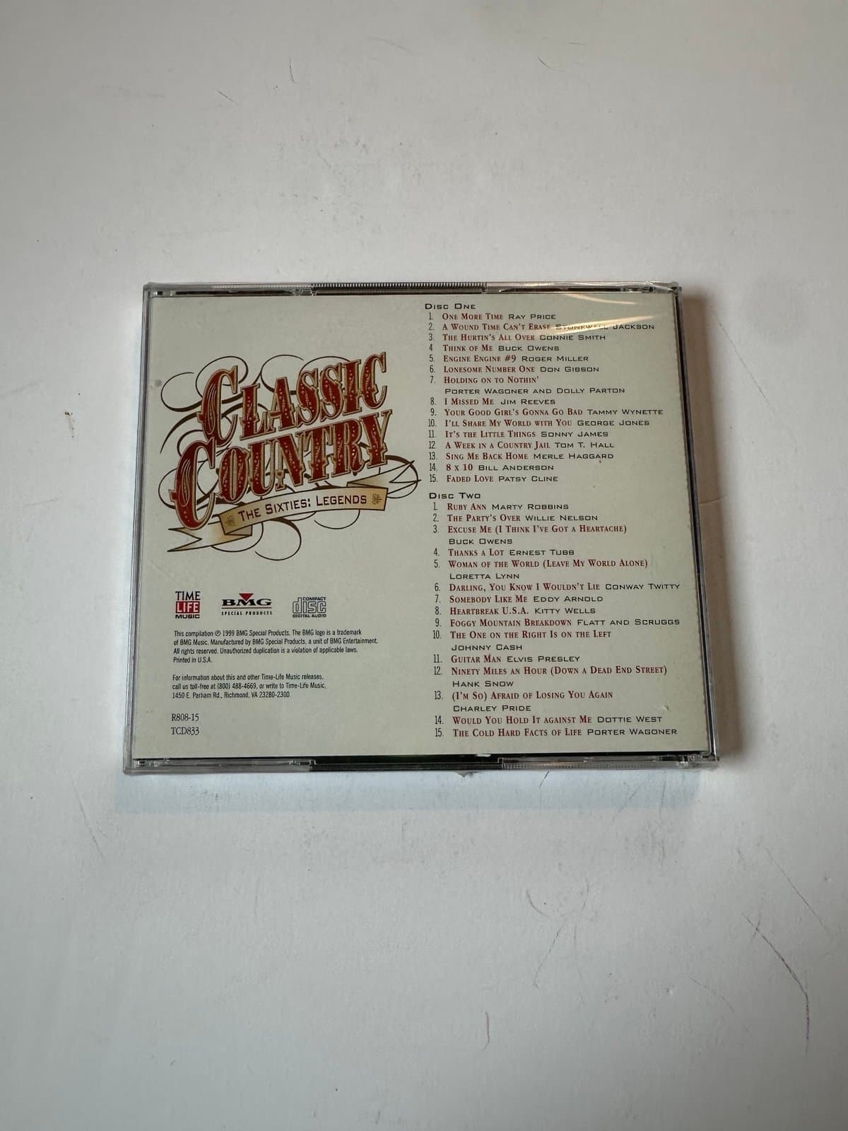 Time Life Classic Country: The Sixties: Legends CD -Brand New- Sealed!! - Thumbnail 2