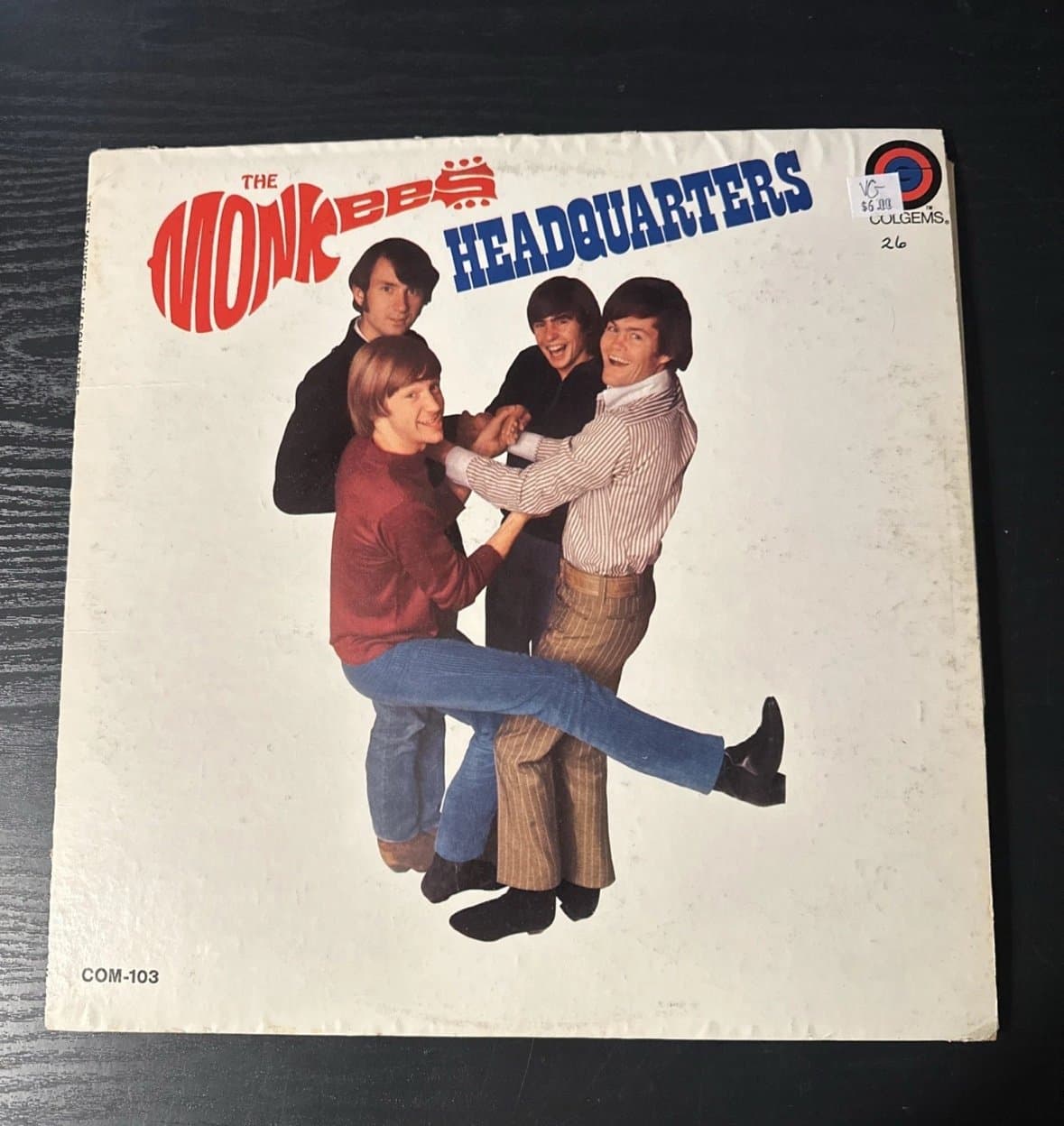 THE MONKEES HEADQUARTERS 12" LP VG+ VINYL RECORD COLGEMS 1967