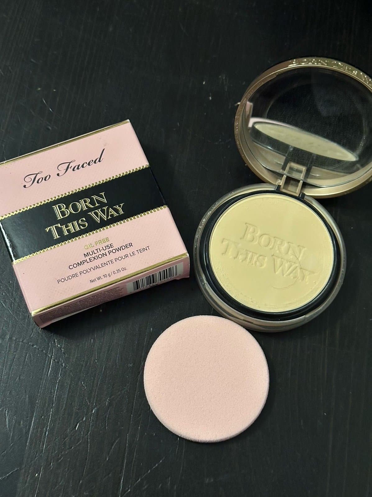 Too Faced Born This Way Oil Free Multi-Use Complexion Powder .35 oz-Shortbread