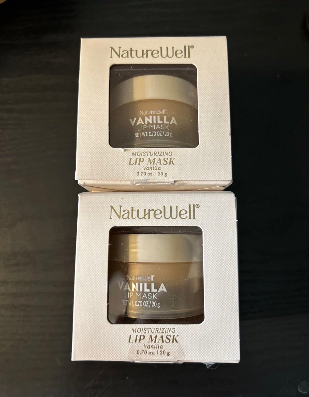 2 NATUREWELL ~ LIP MASK VANILLA 0.70oz Moisturizing New