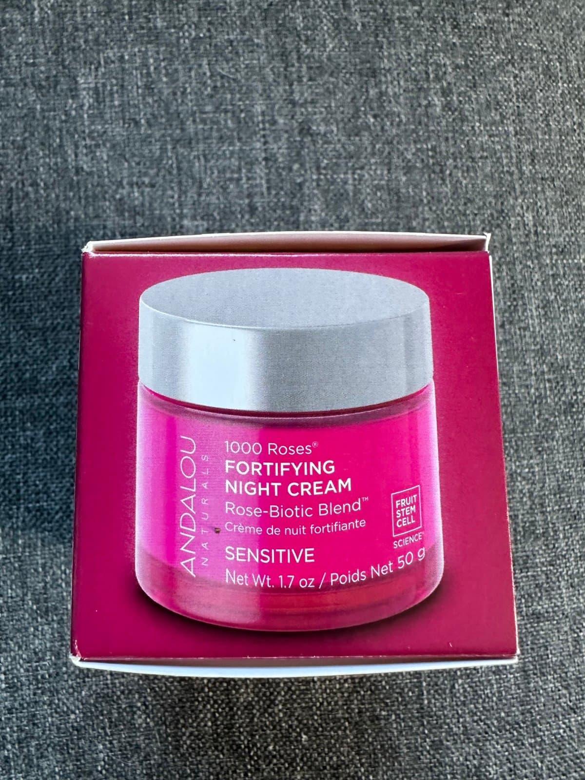 Andalou Naturals 1000 Roses Biome Balancing Night Cream Sensitive 1.7 oz - Thumbnail 4