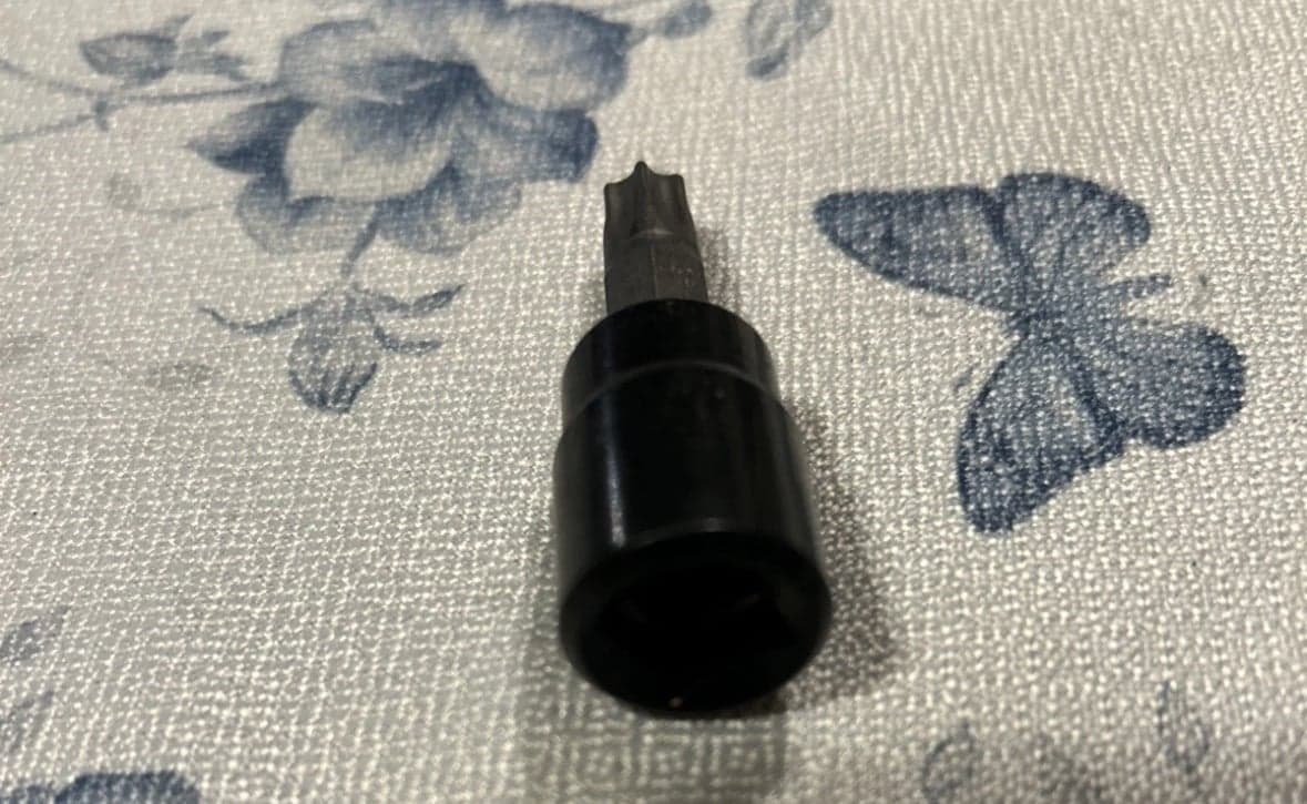 Stanley Black Chrome Torx Bit T45 87-146B 3/8” Drive (S) - Thumbnail 3