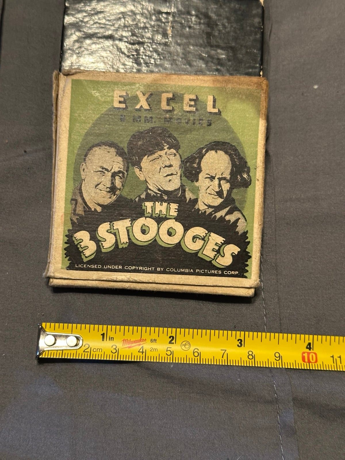 16mm film stock Three Stooges 200' silent film - Thumbnail 3