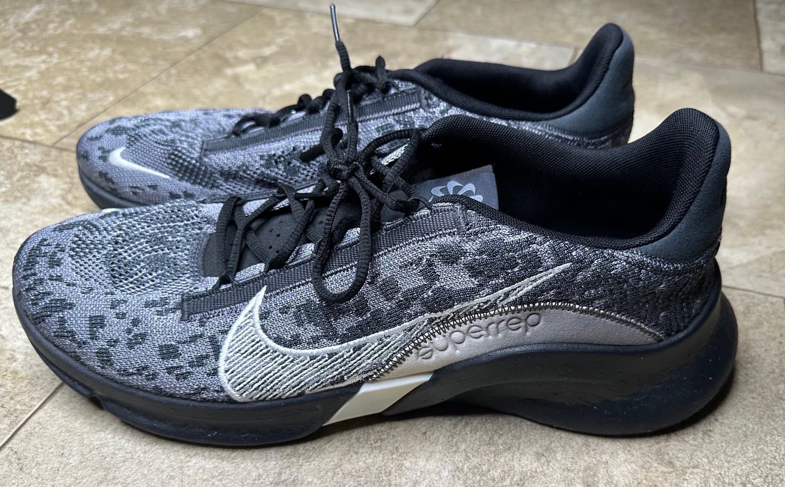 Exct Nike SuperRep Go 3 Next Nature Flyknit 'Anthracite Cool Grey Gray Size 15