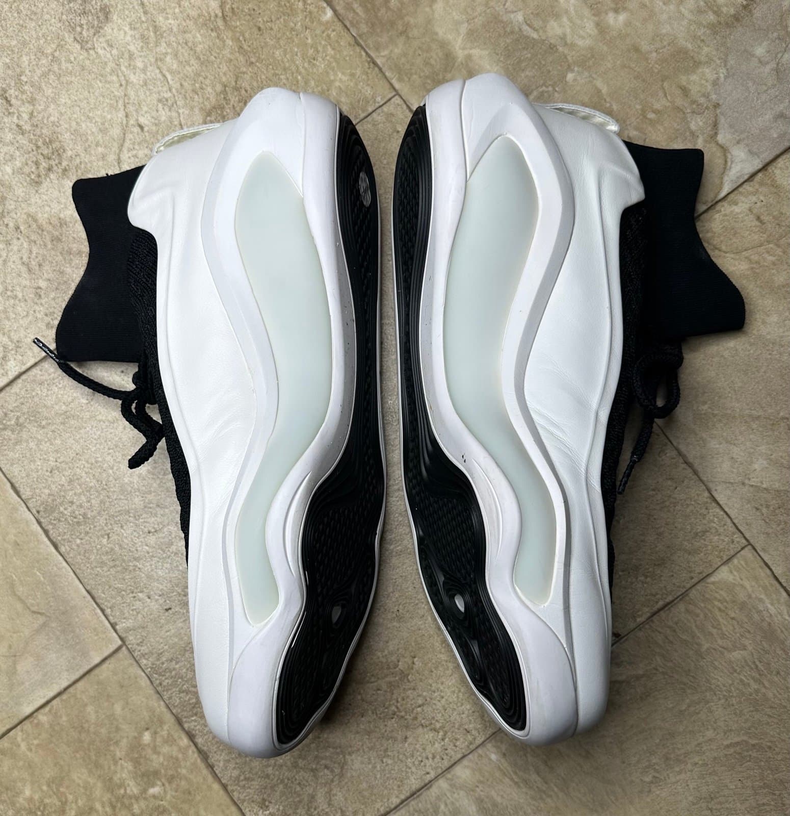 Worn Once EQLZ Phantom Zombie EQUALIZER 247 Basketball Shoe BLK/ WHT Sneakers 15 - Thumbnail 3