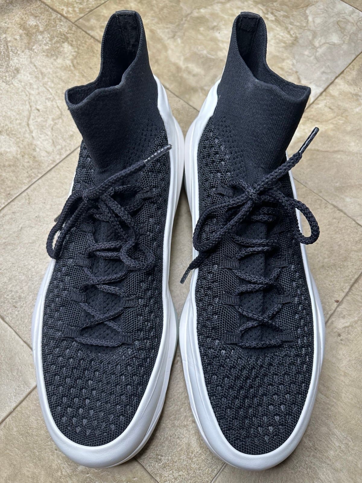 Worn Once EQLZ Phantom Zombie EQUALIZER 247 Basketball Shoe BLK/ WHT Sneakers 15 - Thumbnail 6