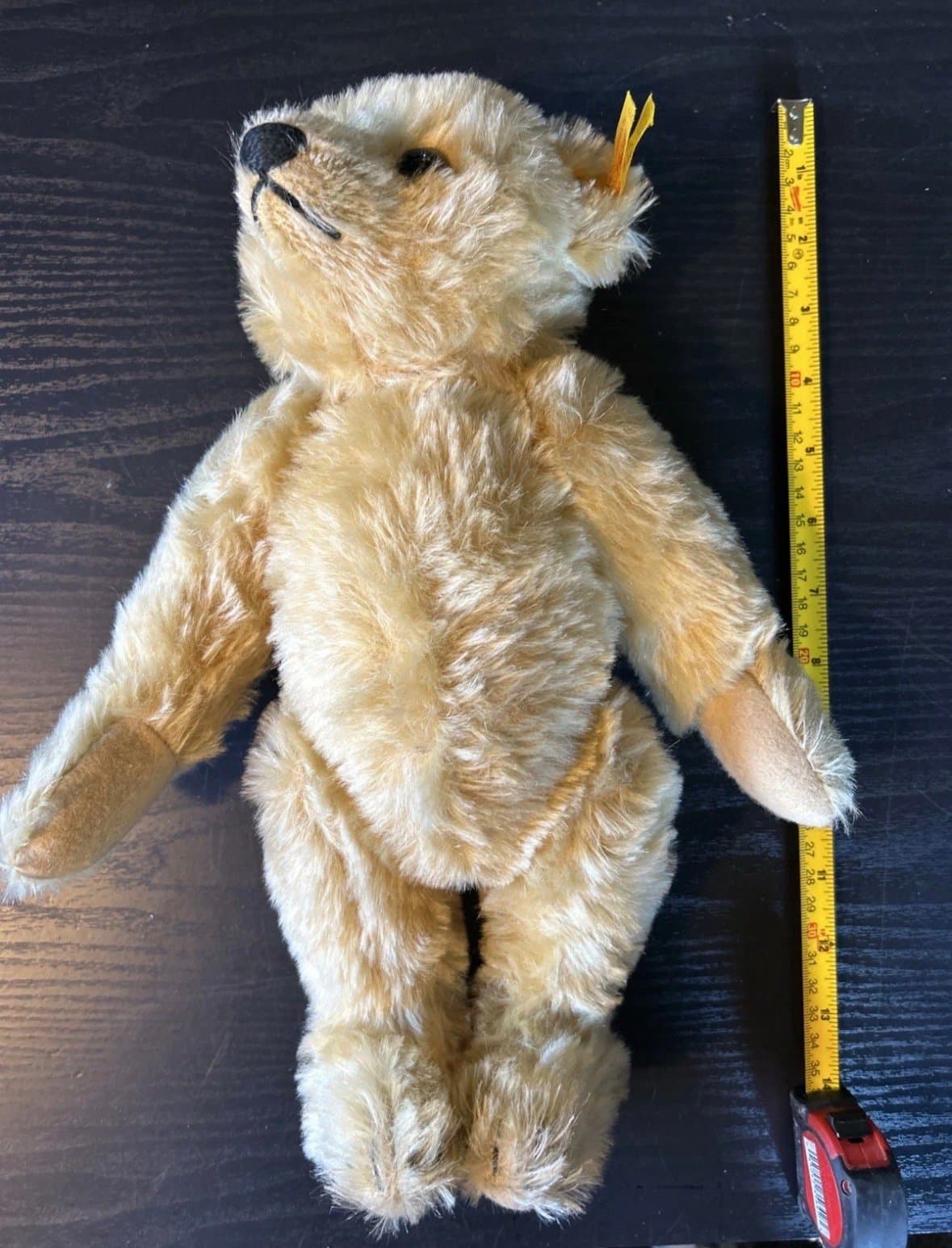 1909 Classic Teddy Bear Replica Steiff Knopf Im Ohr Gowler Button Germany Nice