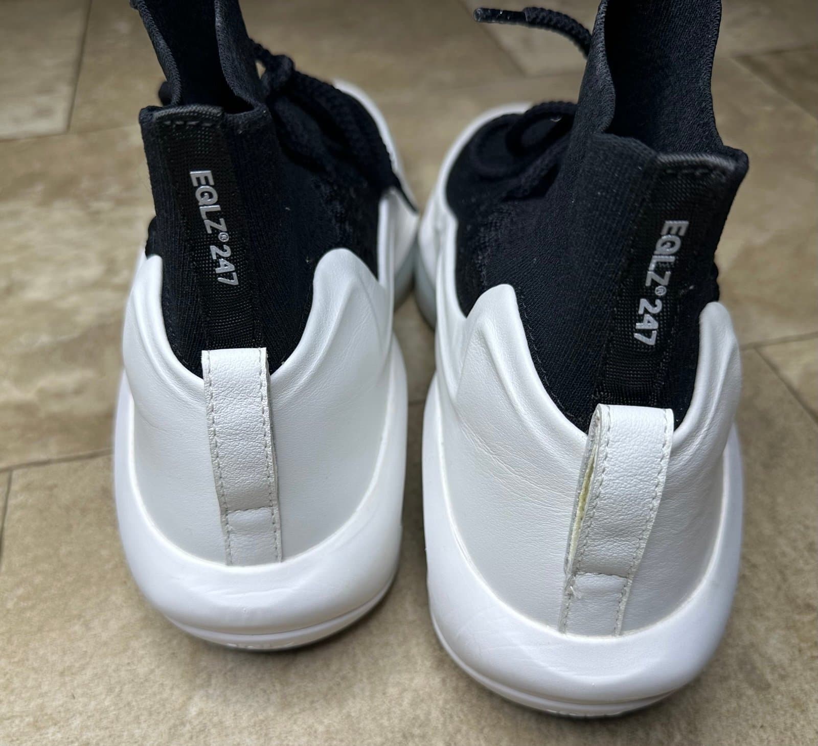 Worn Once EQLZ Phantom Zombie EQUALIZER 247 Basketball Shoe BLK/ WHT Sneakers 15 - Thumbnail 5