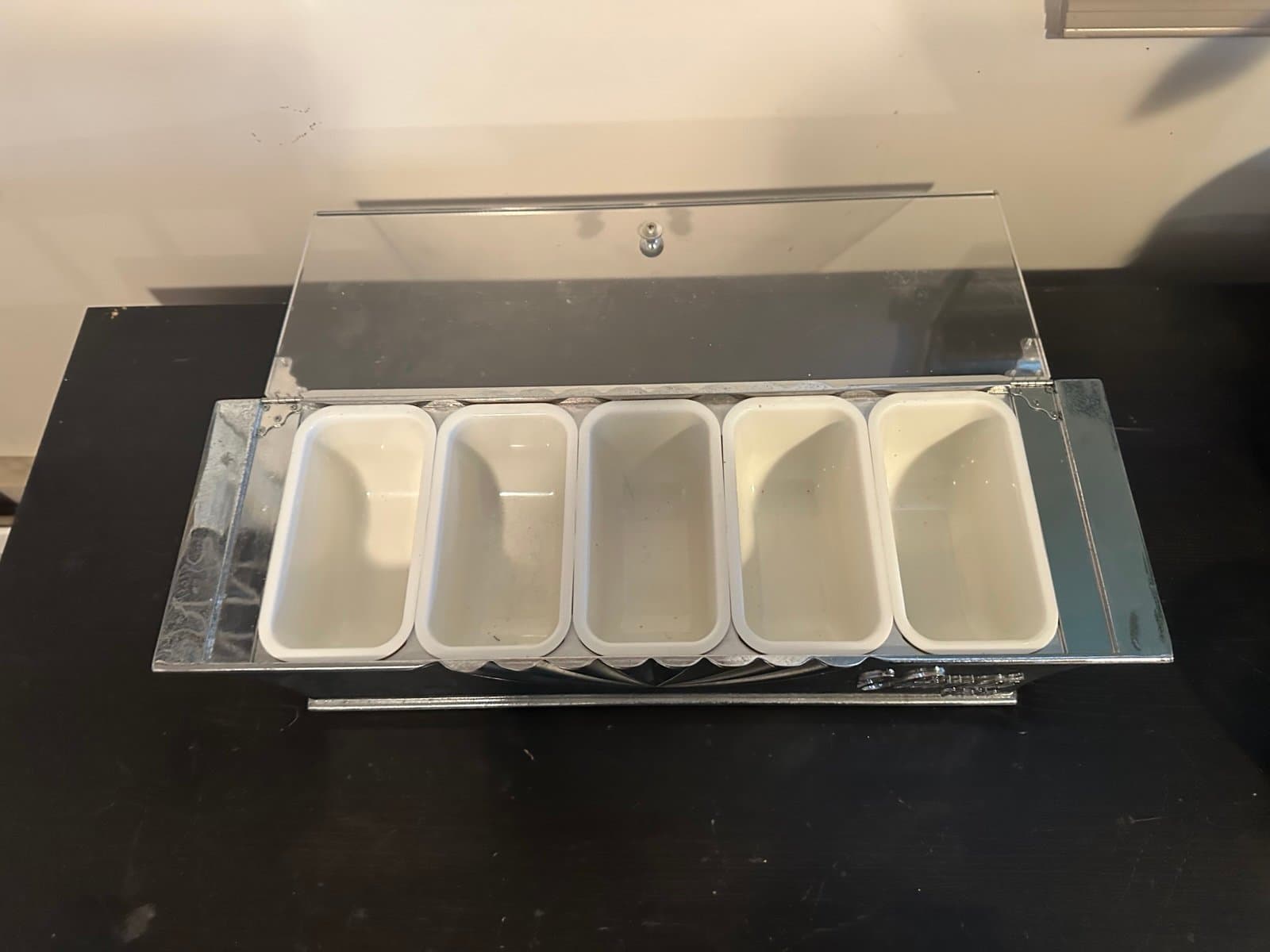 Ultimat Vodka Bar Condiment Garnish Tray, Heavy Metal - Thumbnail 3