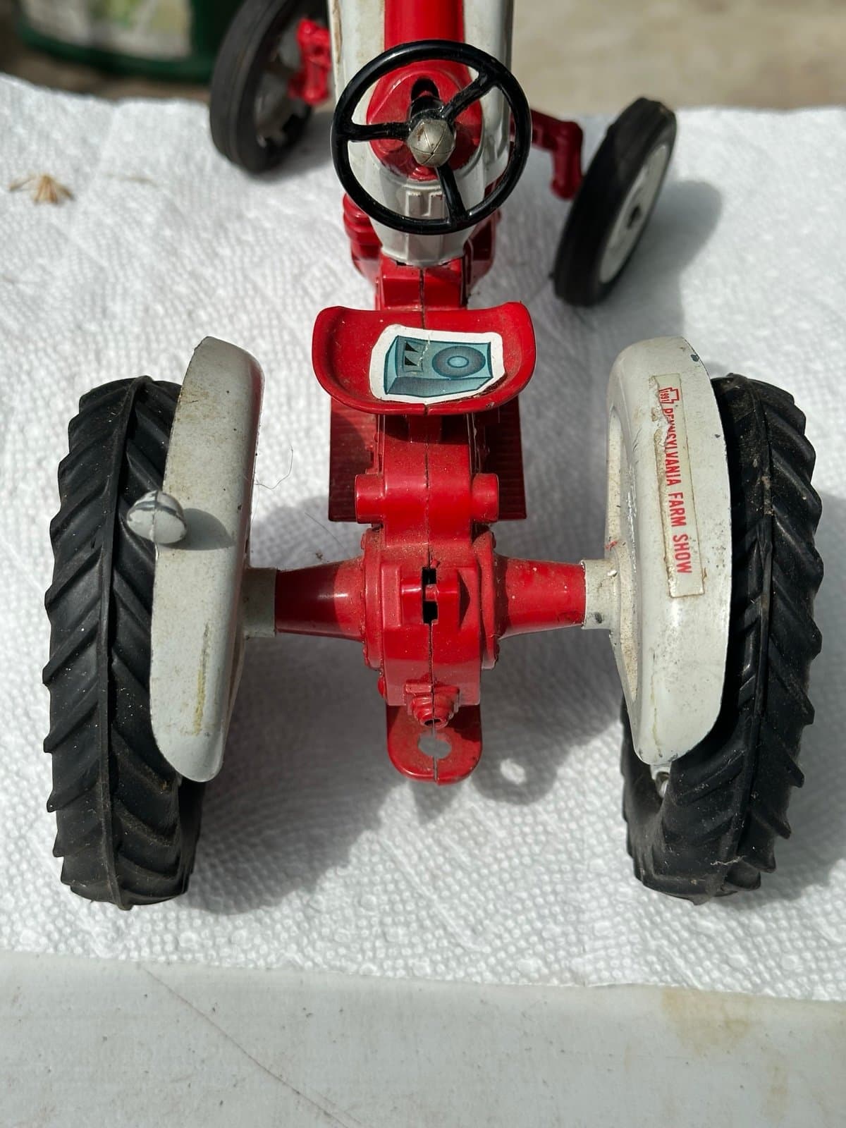 1/12 Toy Hubley Ford 961 Powermaster Tractor Wide Front - Thumbnail 4