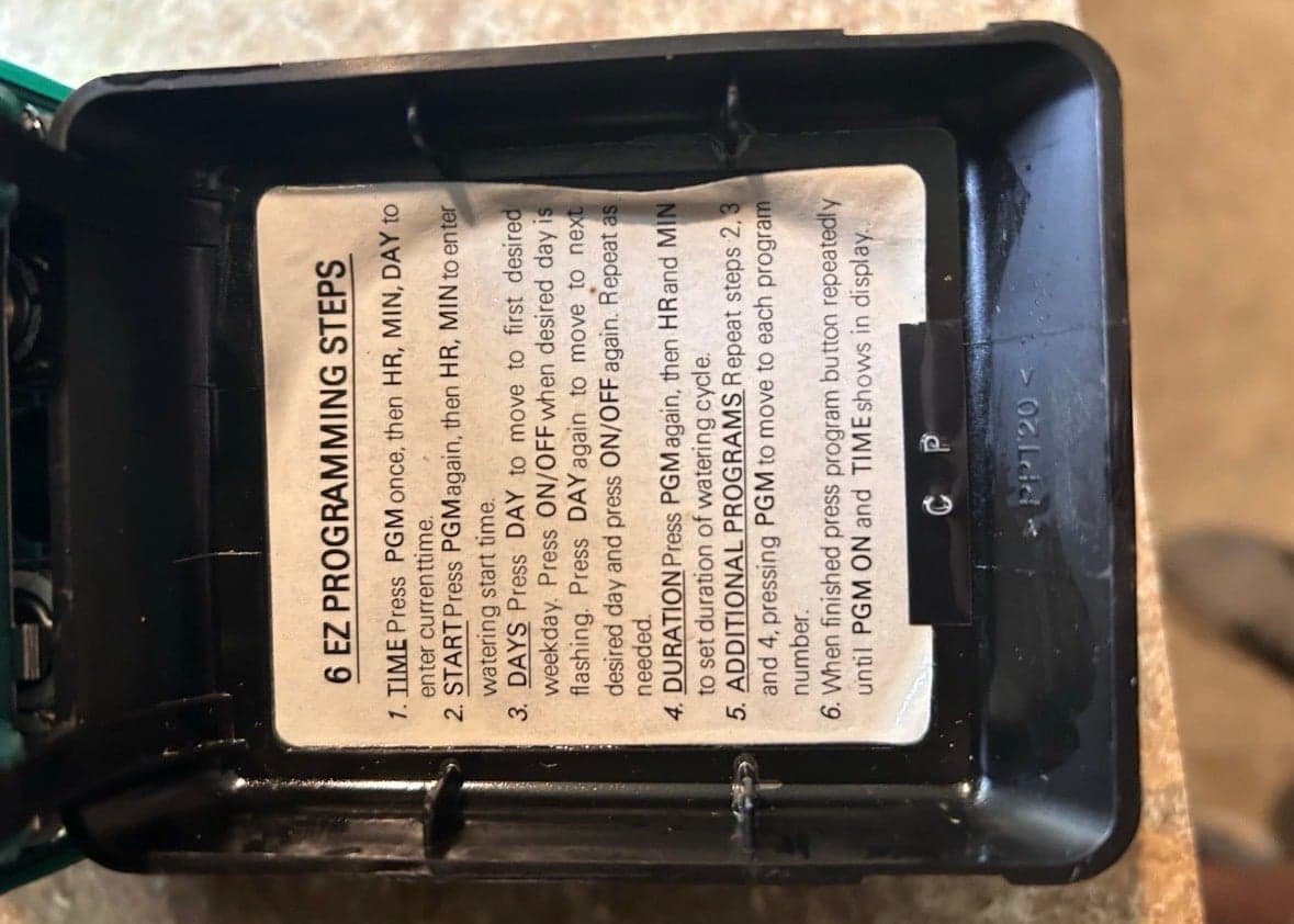Gilmour Electronic Water Timer Model 9400 Easy To Use PPGF20 Tested Works - Thumbnail 8