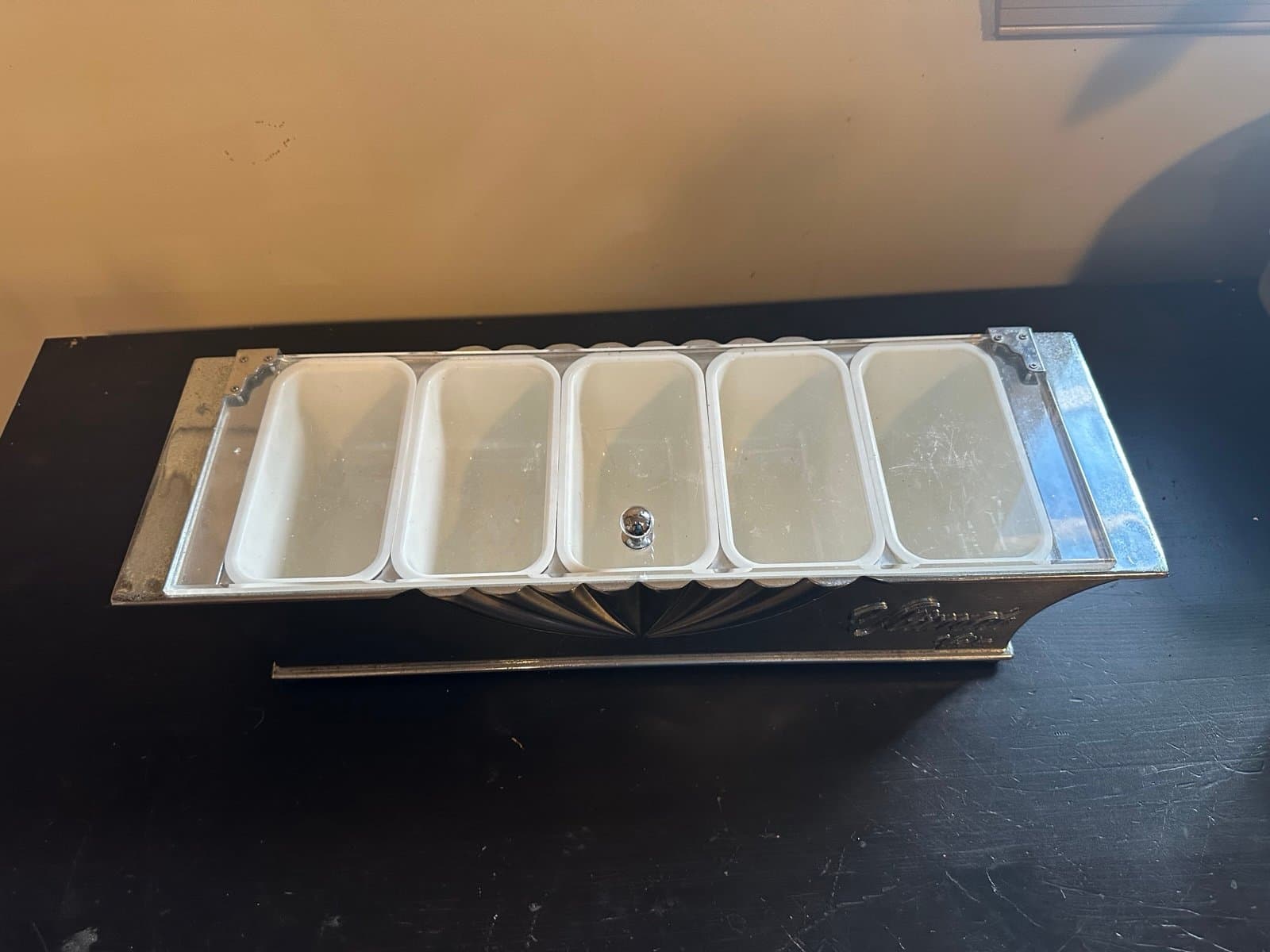 Ultimat Vodka Bar Condiment Garnish Tray, Heavy Metal - Thumbnail 4