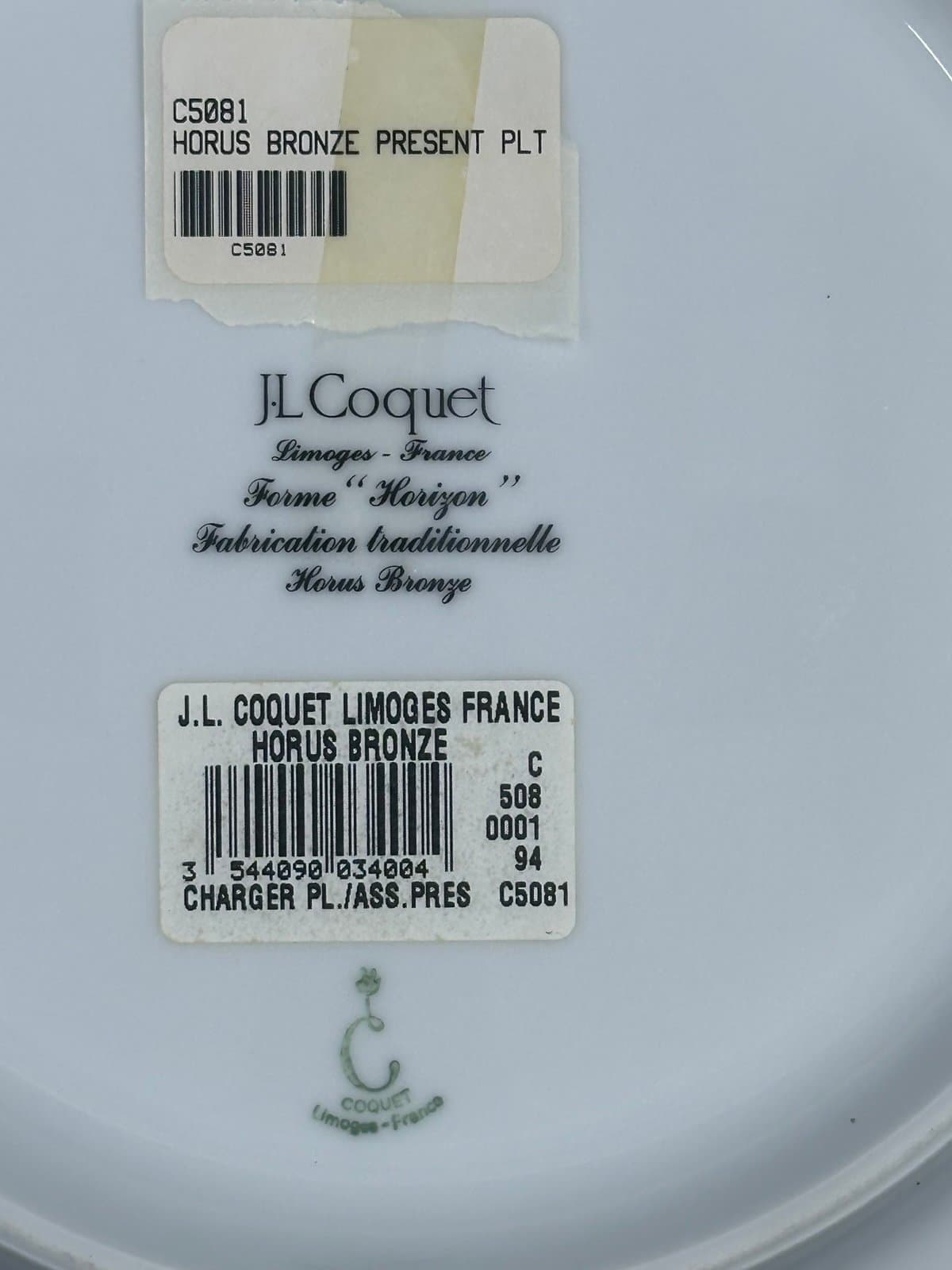 JL COQUET HEMISPHERE METALLIC BRONZE CHARGER 12.75” - Thumbnail 4