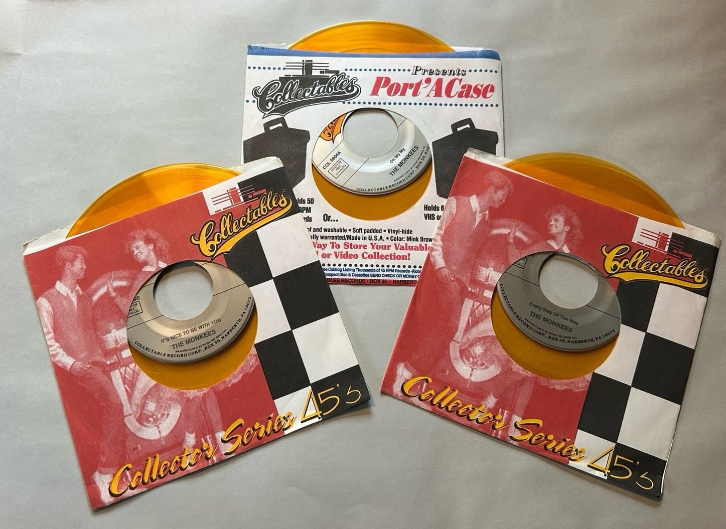 The Monkees It's Nice To Be With You/D.W.Washburn/Oh My My/Love You Forever 45’s - Thumbnail 2