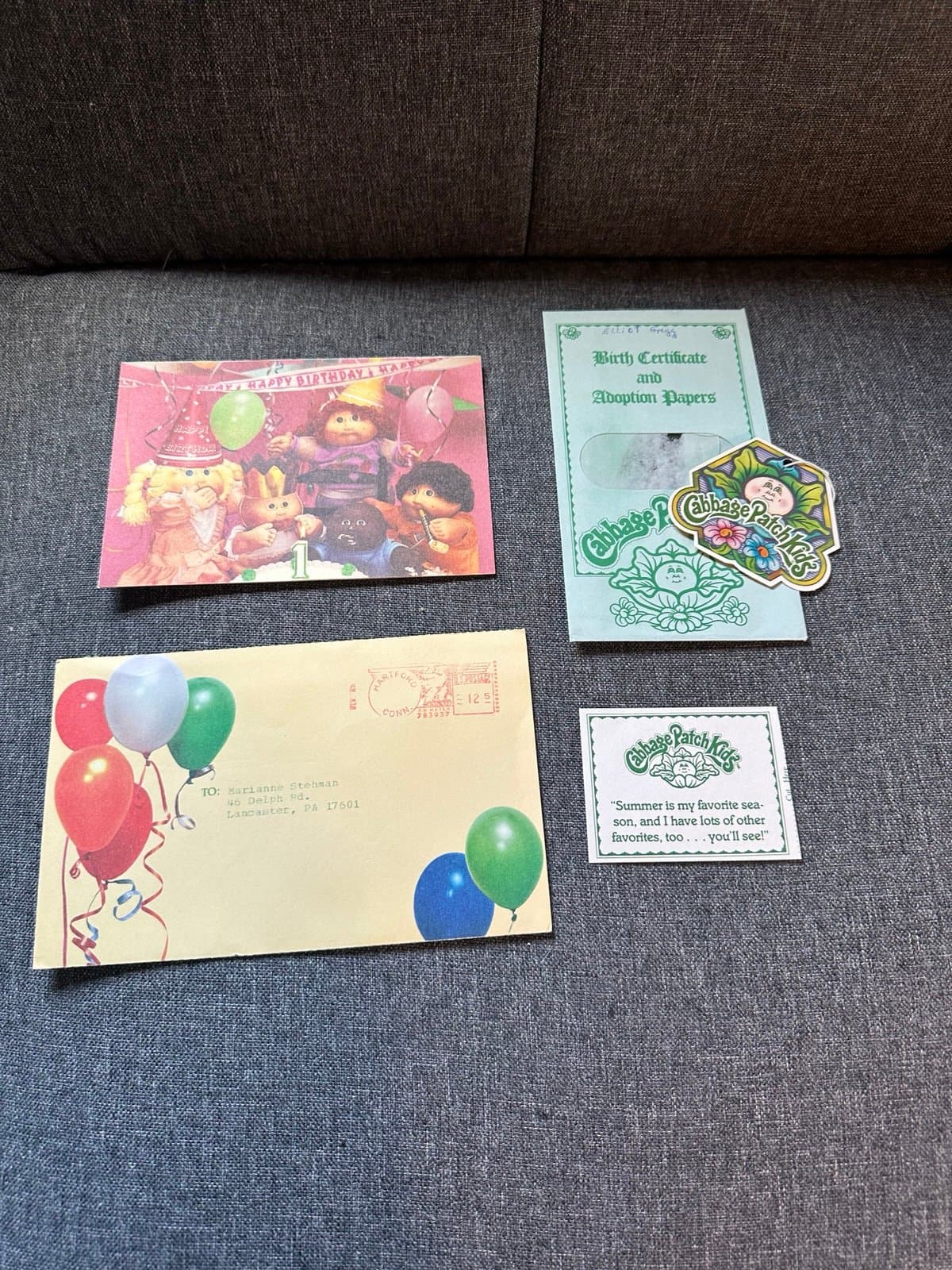 1985 Cabbage Patch Kid Boy Doll Signed “Elliott Gregg” W/ papers!! - Thumbnail 6