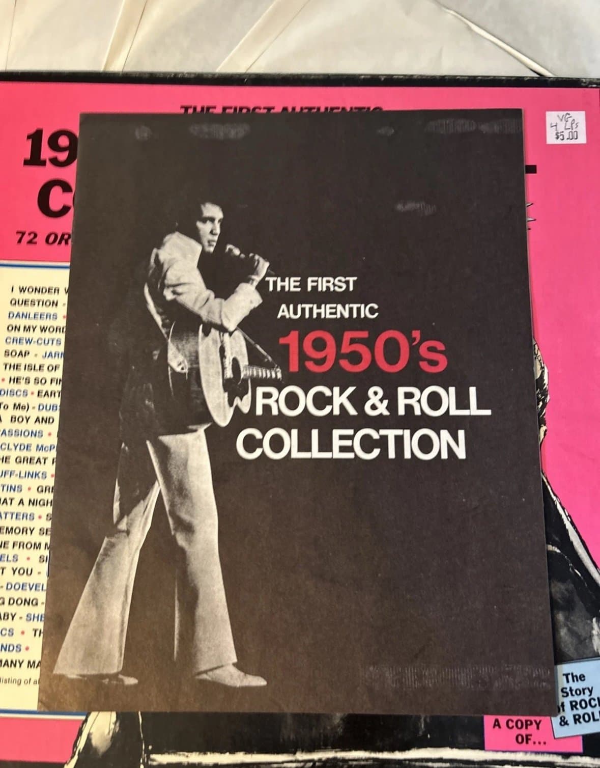 1950’s Rock & Roll Collection 4 LP Vinyl Box Set – 72 Original Hits – Boss Album - Thumbnail 2