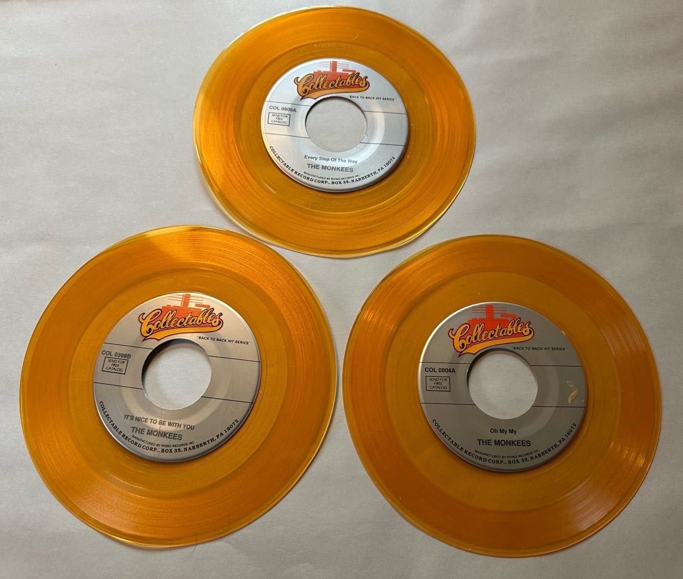 The Monkees It's Nice To Be With You/D.W.Washburn/Oh My My/Love You Forever 45’s - Thumbnail 3