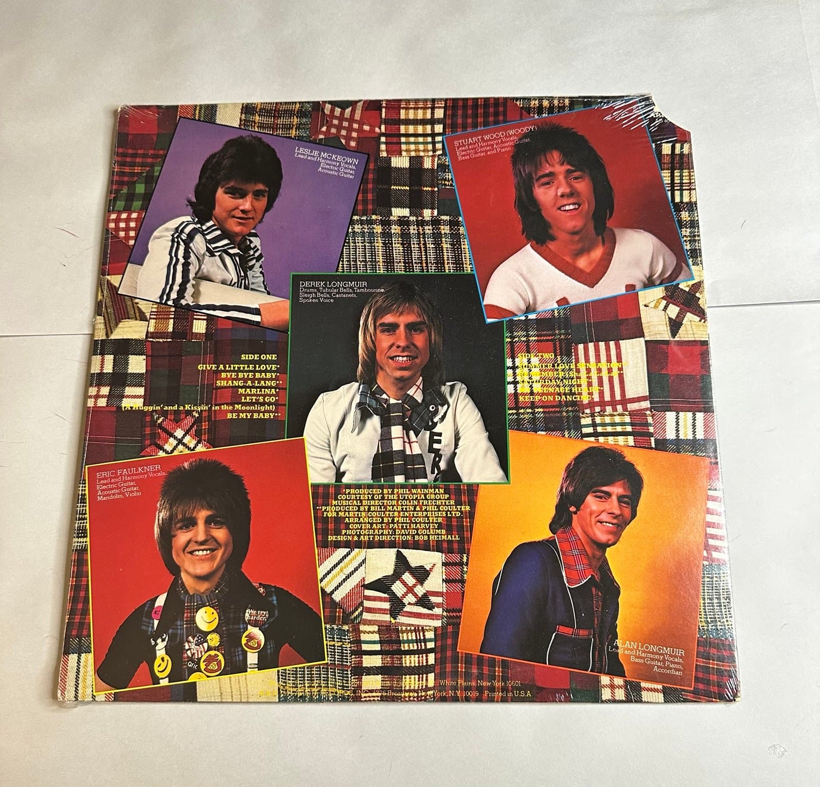 BAY CITY ROLLERS Self Titled (1975) 12" Record LP - SEALED AB 4049 Arista *READ* - Thumbnail 3