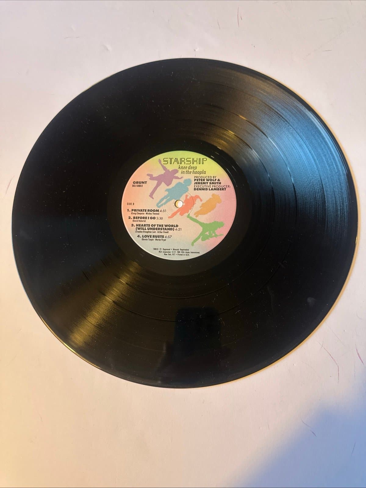Starship. Knee Deep In The Hoopla. VG+ Vinyl LP. 1985 Original Shrink VG+ Cover - Thumbnail 4
