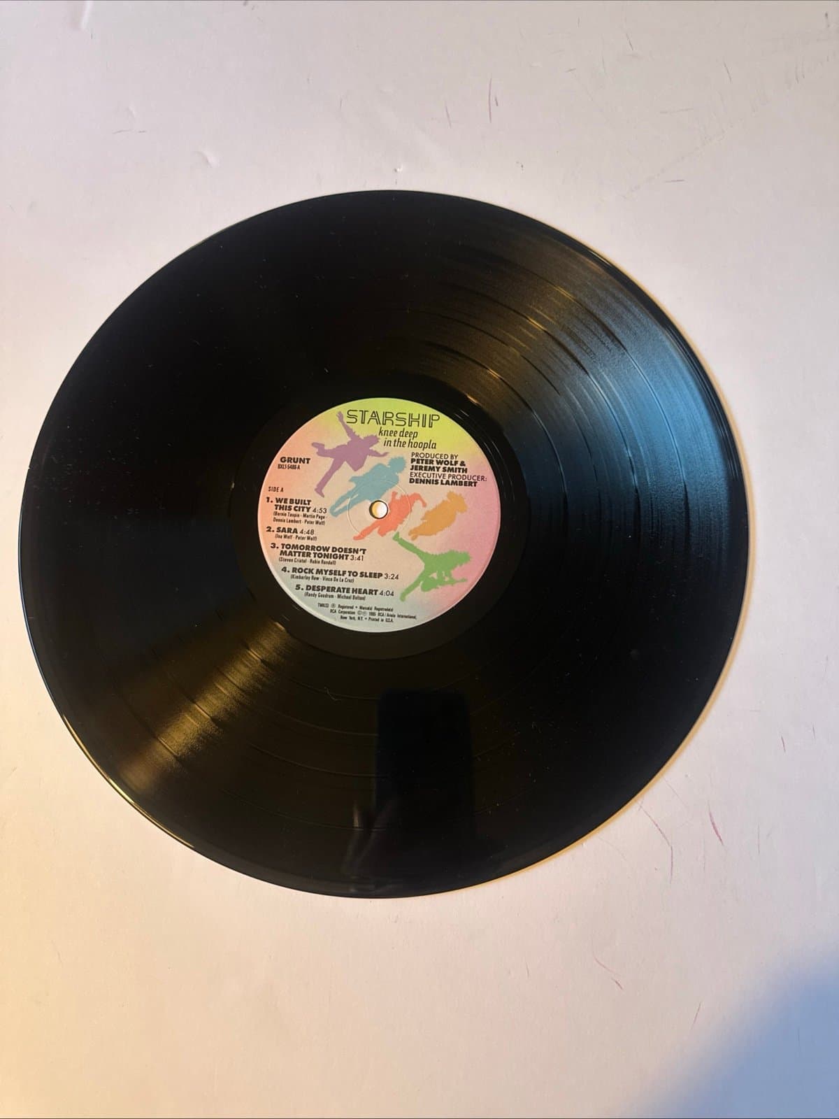 Starship. Knee Deep In The Hoopla. VG+ Vinyl LP. 1985 Original Shrink VG+ Cover - Thumbnail 3