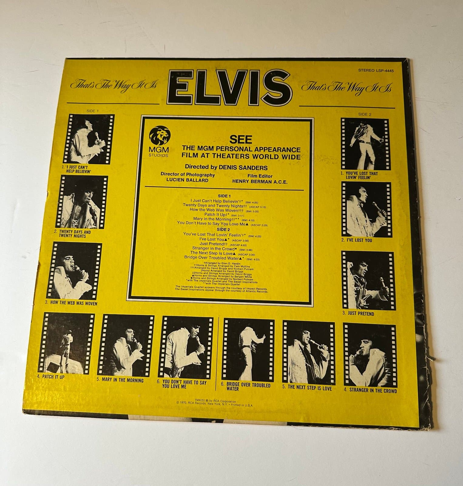 ELVIS PRESLEY That's The Way It Is 1970 LP Vinyl Record 33 - Thumbnail 3