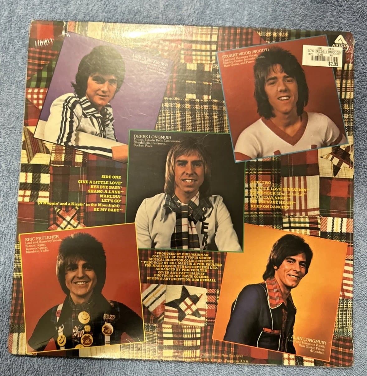 BAY CITY ROLLERS Self Titled (1975) 12" Vinyl Record LP - SEALED AB 4049 Arista - Thumbnail 2