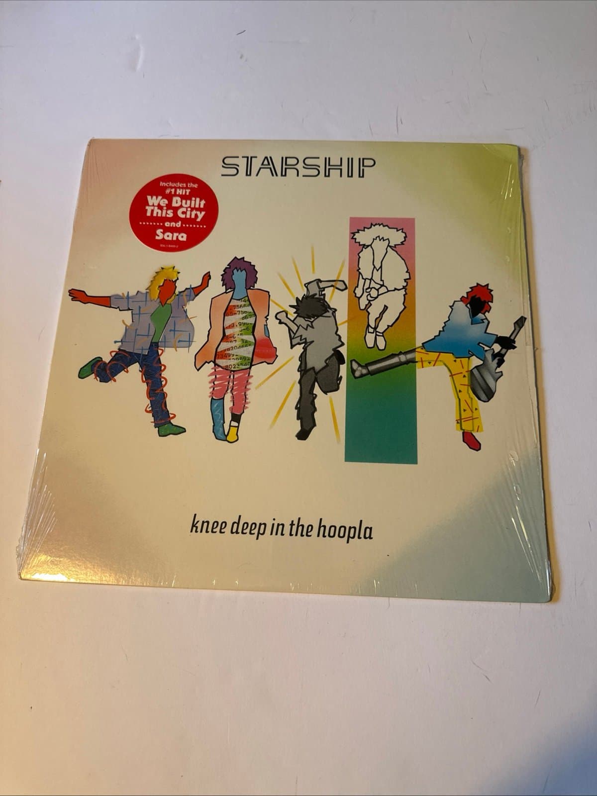 Starship. Knee Deep In The Hoopla. VG+ Vinyl LP. 1985 Original Shrink VG+ Cover
