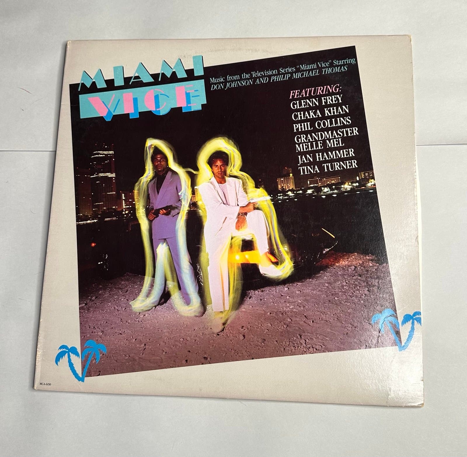 Miami Vice - Miami Vice LP Record 1985 MCA Records Soundtrack 33RPM